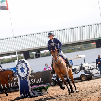 Jodie Hall McAteer 2nd in 4* Medium Tour Grand Prix at the Sunshine Tour & Faye Sutton 2nd Small Tour GP